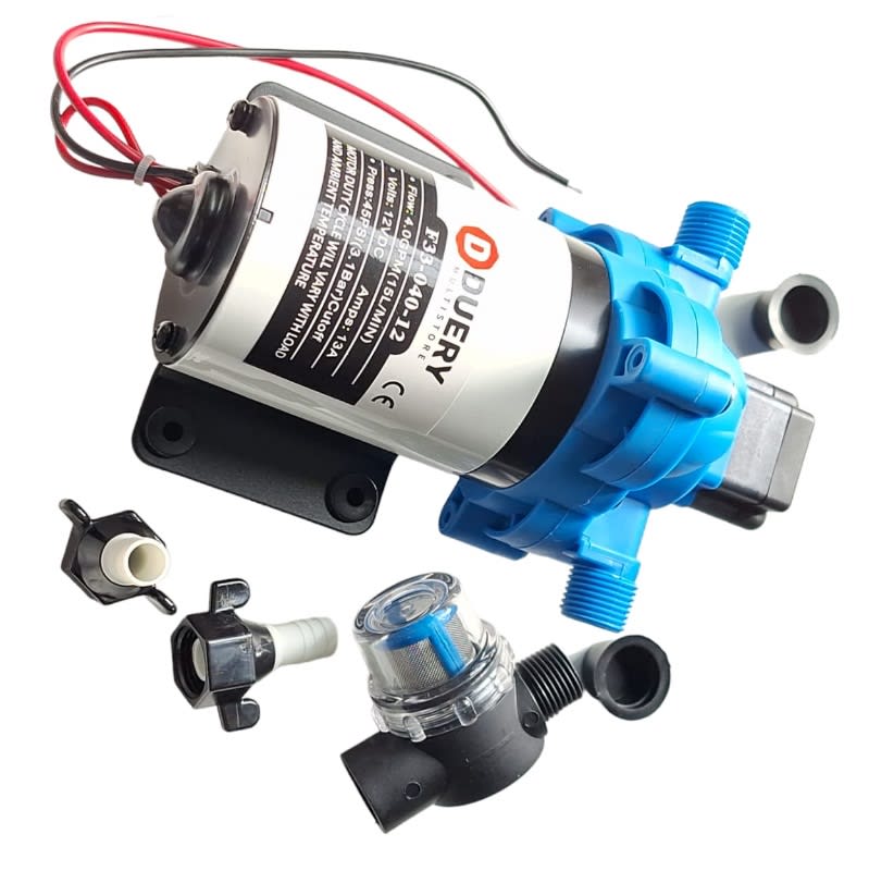 Bomba F33-040-12 12vdc 15L/min 45psi/3.1bar 13A Agua4