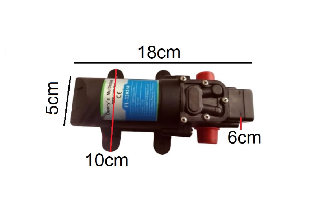 Bomba FL-2202AF 12vdc 04.0L/m 080PSI 03.5A 11/16 agua achique3