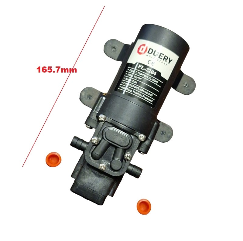 Bomba FL-2204 12v 4,3 L/m 35psi 3,5A 3S- 20H-E y S 3/8 agua achique7