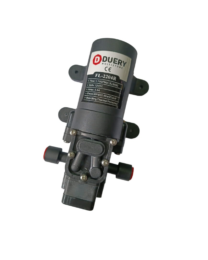 Bomba FL-2204R 12V 4,3 L/m 35psi 3,5A agua achique4