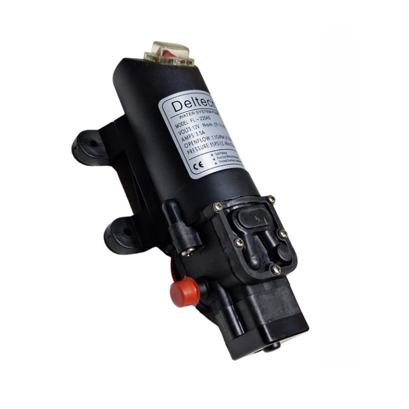 Bomba FL-2204S 12vdc 4,3L/m 35PSI 3.5A con Interruptor on-off3