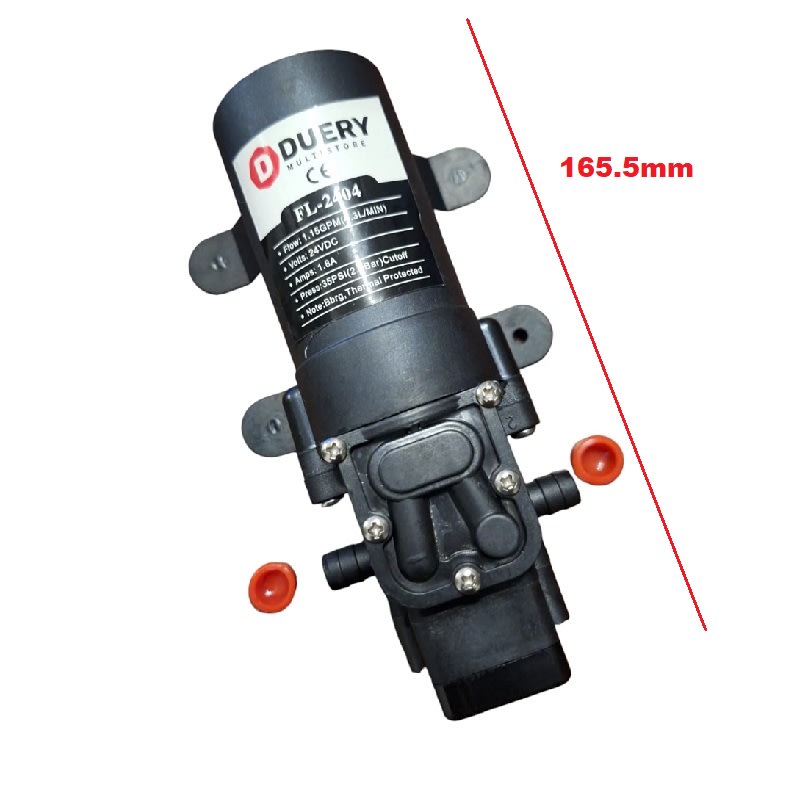 Bomba FL-2404 24vdc 4,3 L/m 35psi 1,8A 3S- 20H-E y S 3/8 agua achique4