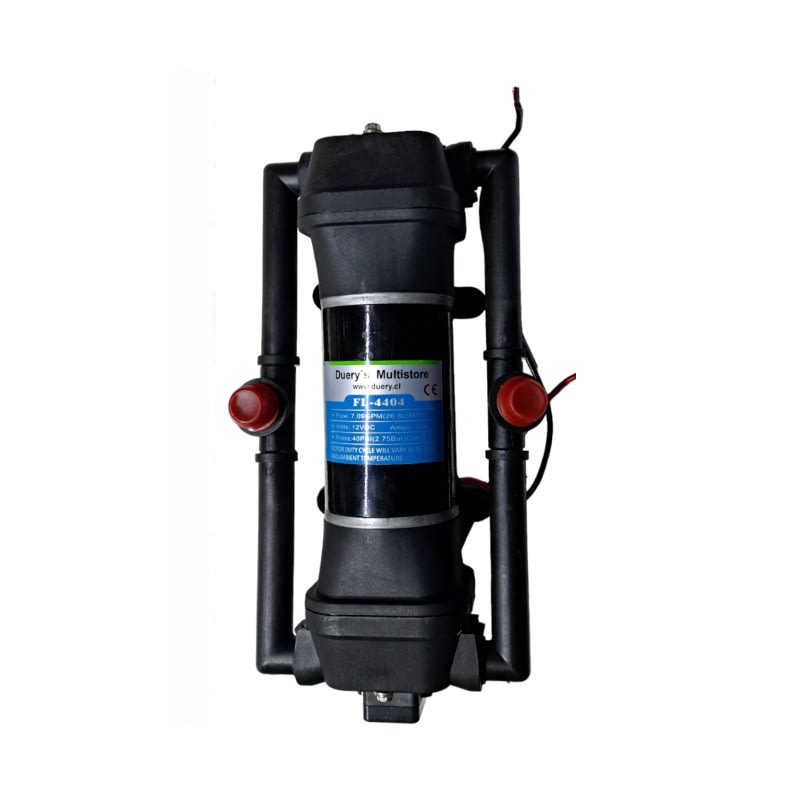 Bomba FL-4404 12vdc 26.6L/min 40PSI 12A Agua Doble Cabezal3