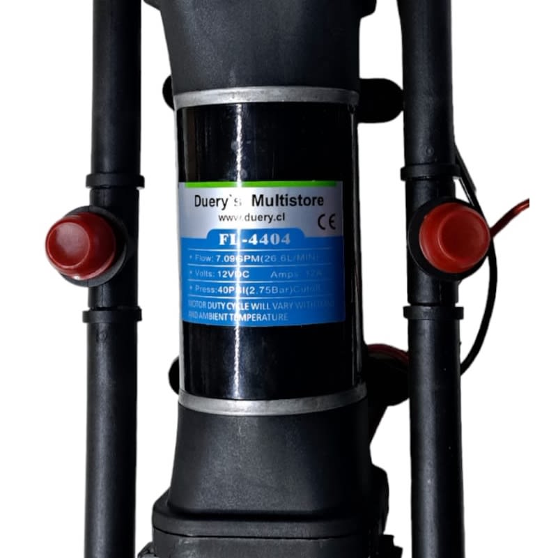 Bomba FL-4404 12vdc 26.6L/min 40PSI 12A Agua Doble Cabezal2