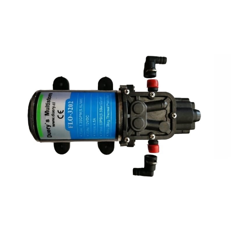 Bomba FLO-3202 12vdc 05.1L/min 080psi 04.5A agua1