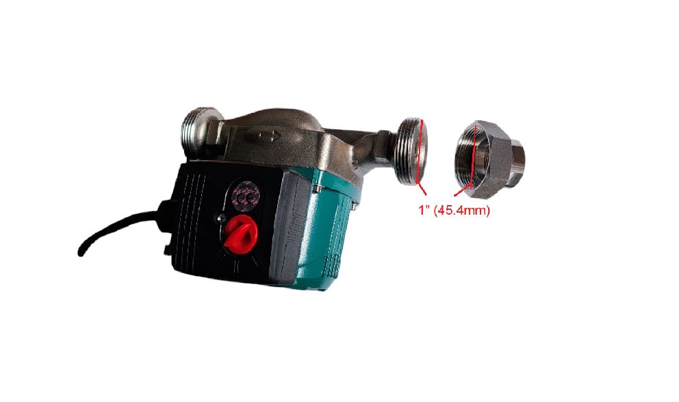 Bomba Recirculacion Inox. 25 mm GRSSS25/66