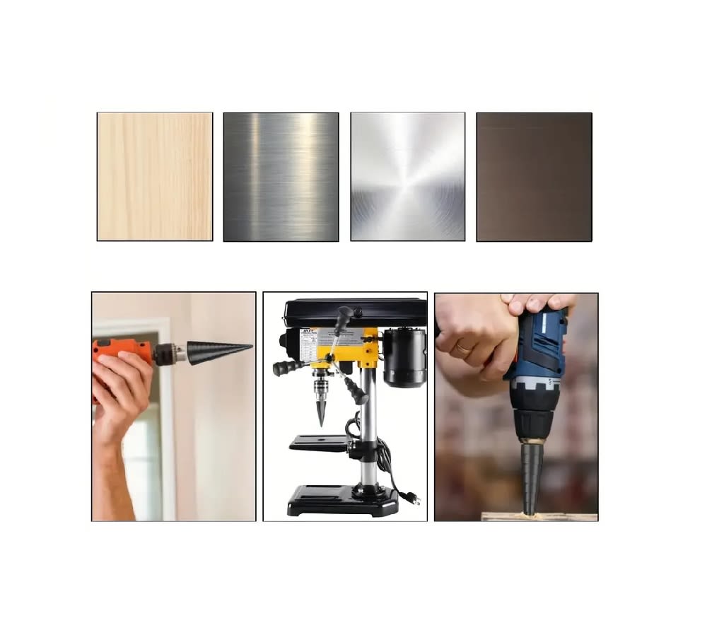 Broca Cónica Escalonada 4-12mm4