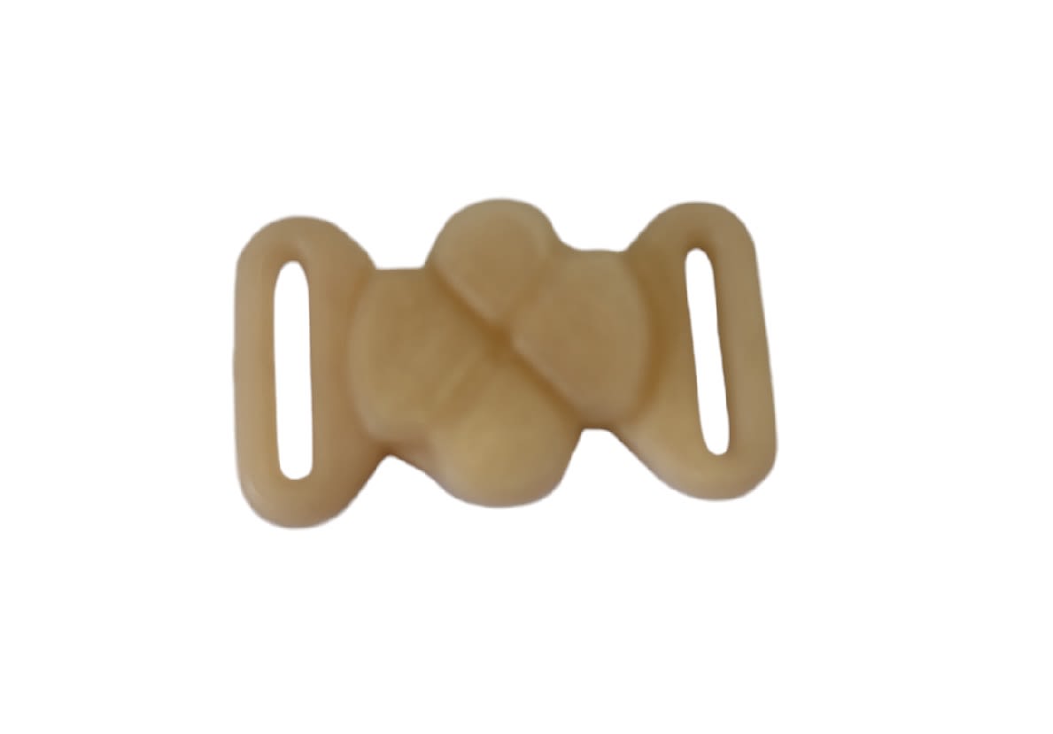 Broche Conector Para Sosten Beige Plastico x 10 Unid.5