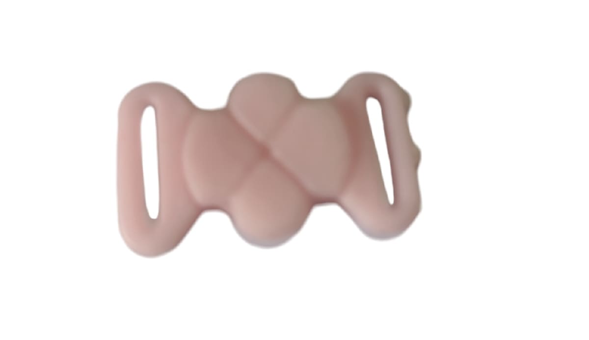 Broche Conector Para Sosten Rosado Plastico x 10 Unid.3