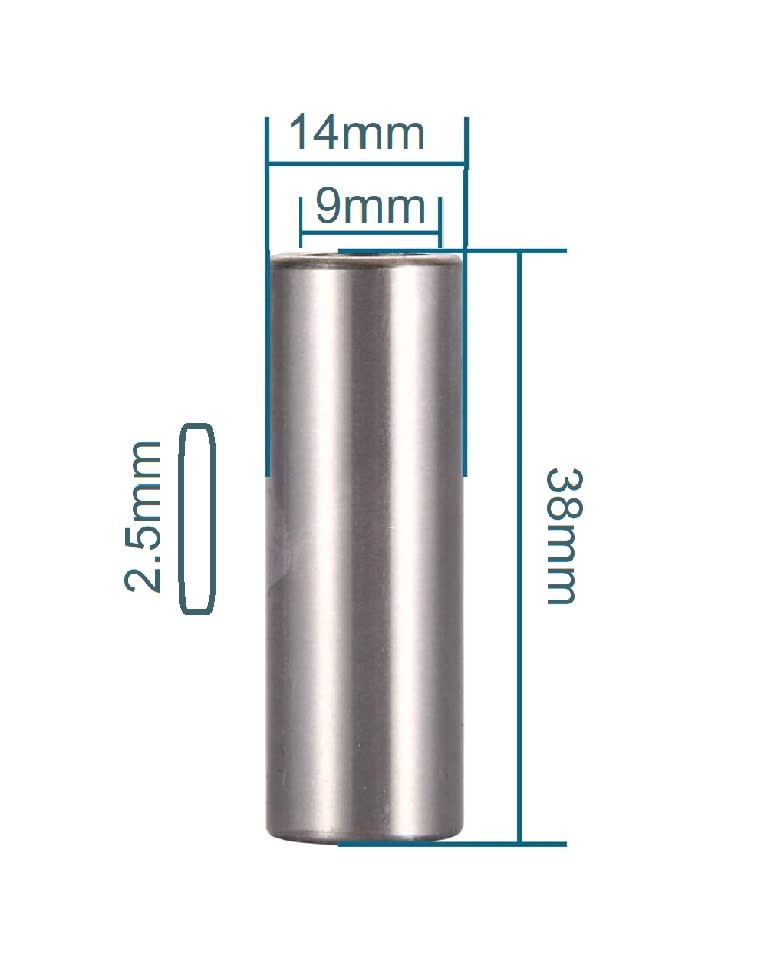 Buje Pistón Honda Invicta 9x14x38mm - 2.5mm3