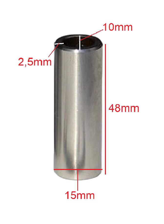BUJE PISTÓN 10X15X48MM – 2,5MM3
