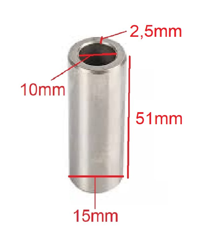 BUJE PISTÓN 10X15X51MM – 2,5MM3