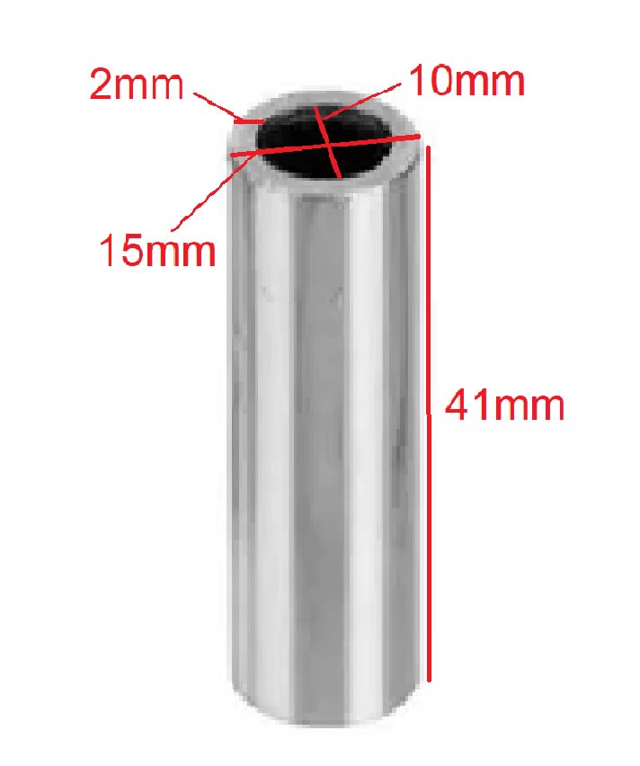 BUJE PISTÓN 10X15X41MM - 2MM2