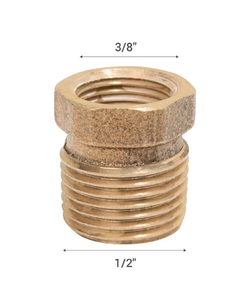 Bushing Reduccion 1/2?HE a 3/8?HI Bronce3