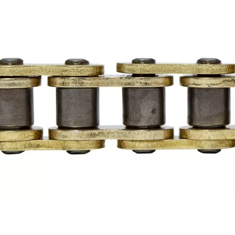 Cadena 428H-132L c/Seguro Dorada4