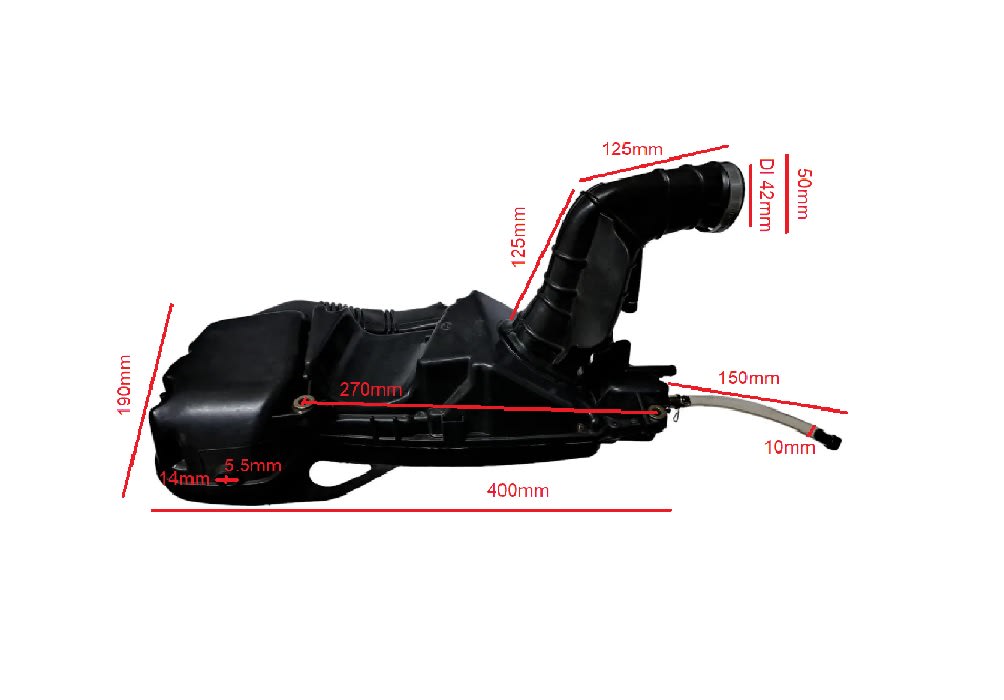 CAJA FILTRO DE AIRE SCOOTER 125cc8