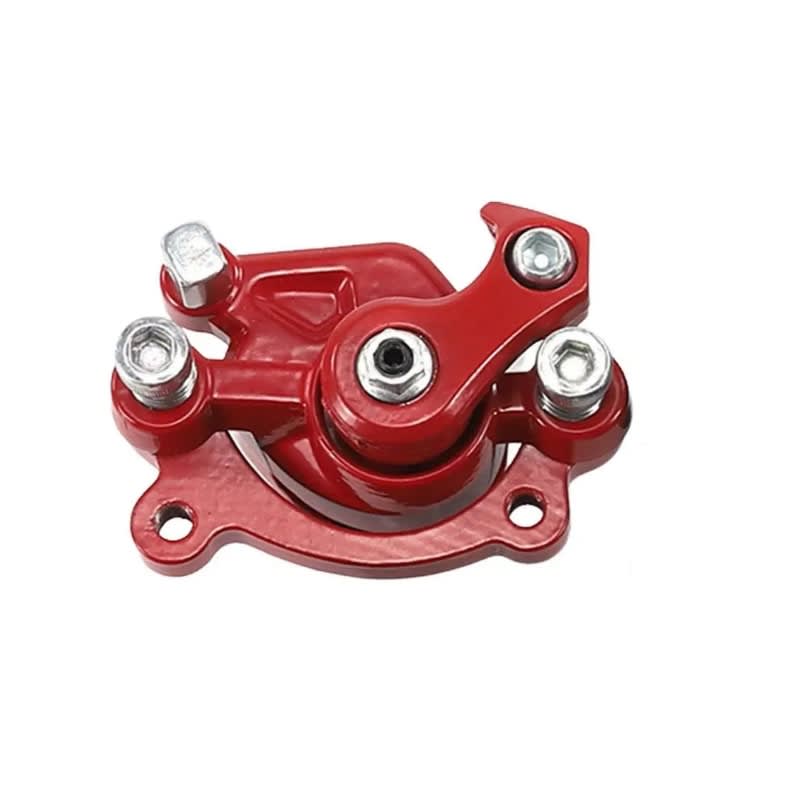 Caliper Pinza de Freno de Disco Trasero Izquierdo Rojo 50mm2