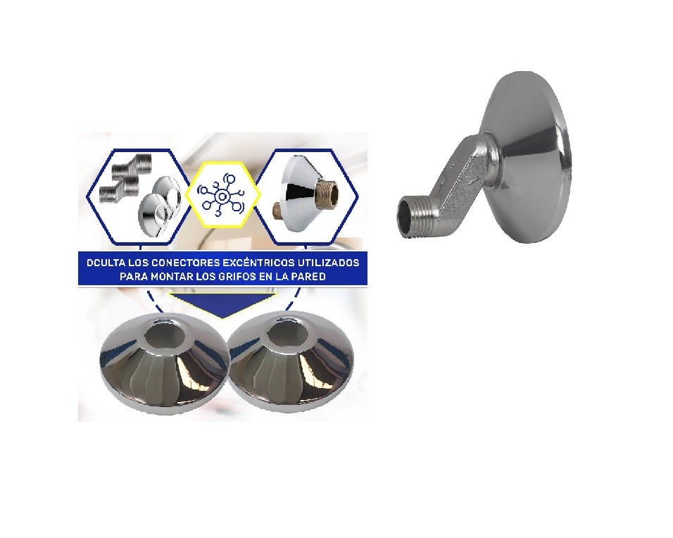 Campana Para Conector Adaptador Excentrico en S x 2Unid.5