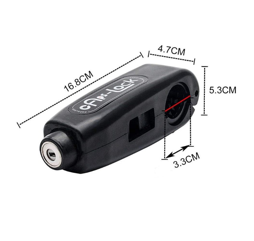 Candado Manilla Moto Negro2