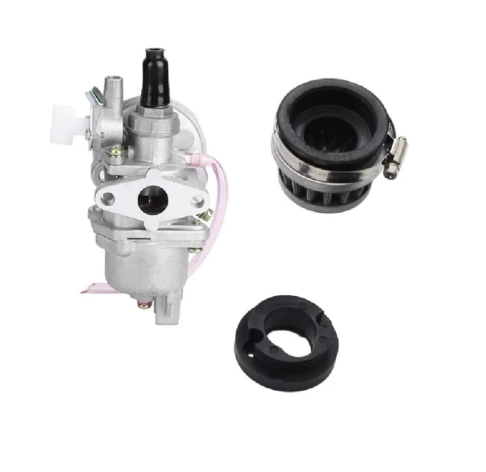 Carburador Motor 49cc 2T + Soporte + Filtro Aluminio 0