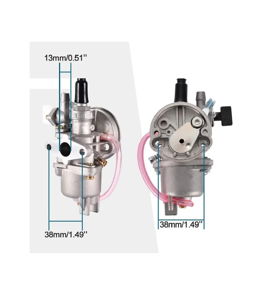 Carburador Motor 49cc 2T + Soporte + Filtro Aluminio5