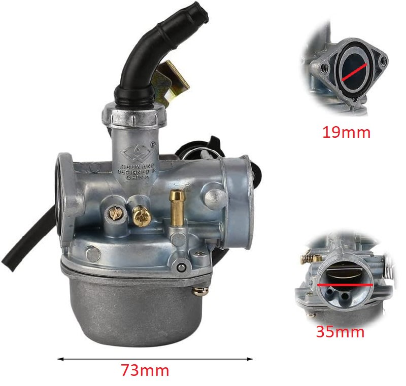 Carburador PZ19 c/Filtro3