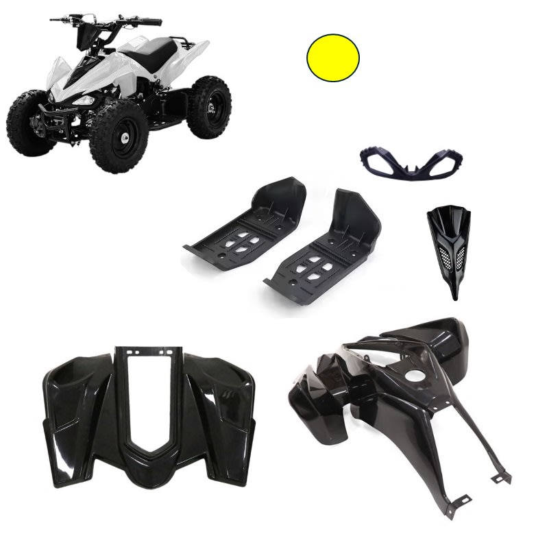 Carcasa Plástica Mini ATV 49cc 2T Amarillo1