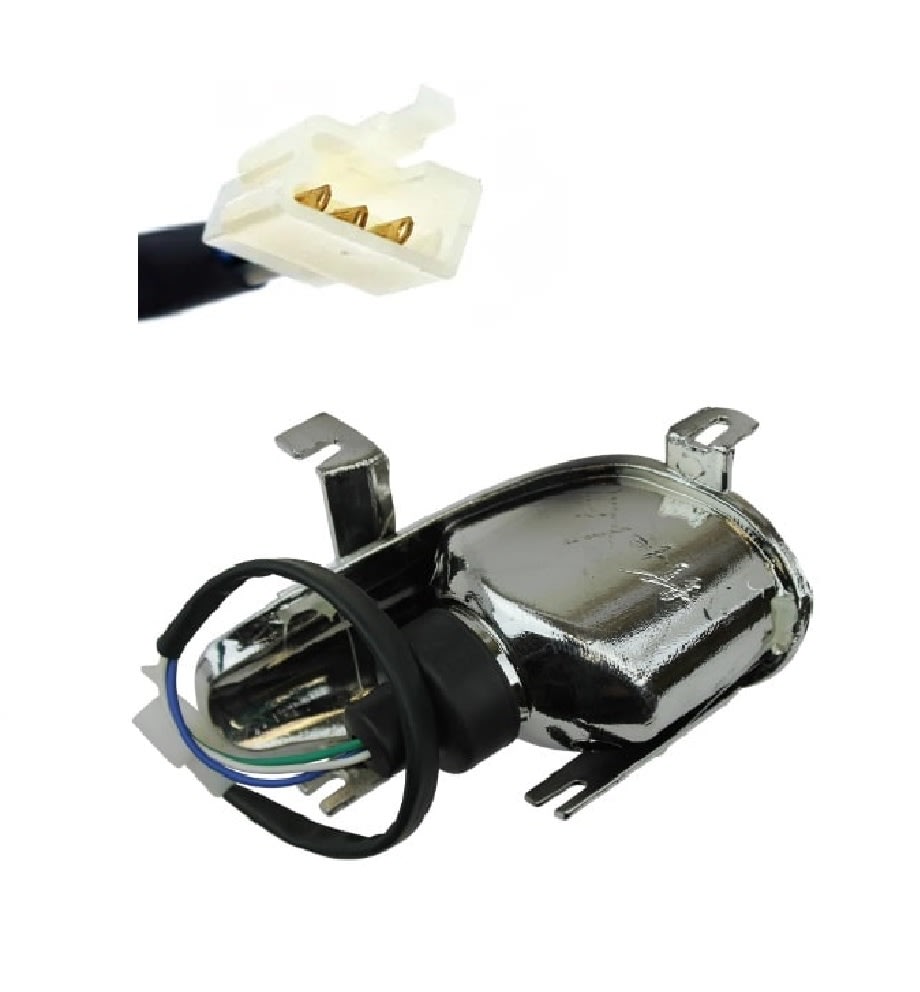 Carcasa Plástica Negro con Asiento y Focos Delanteros ATV 110cc - 125cc7