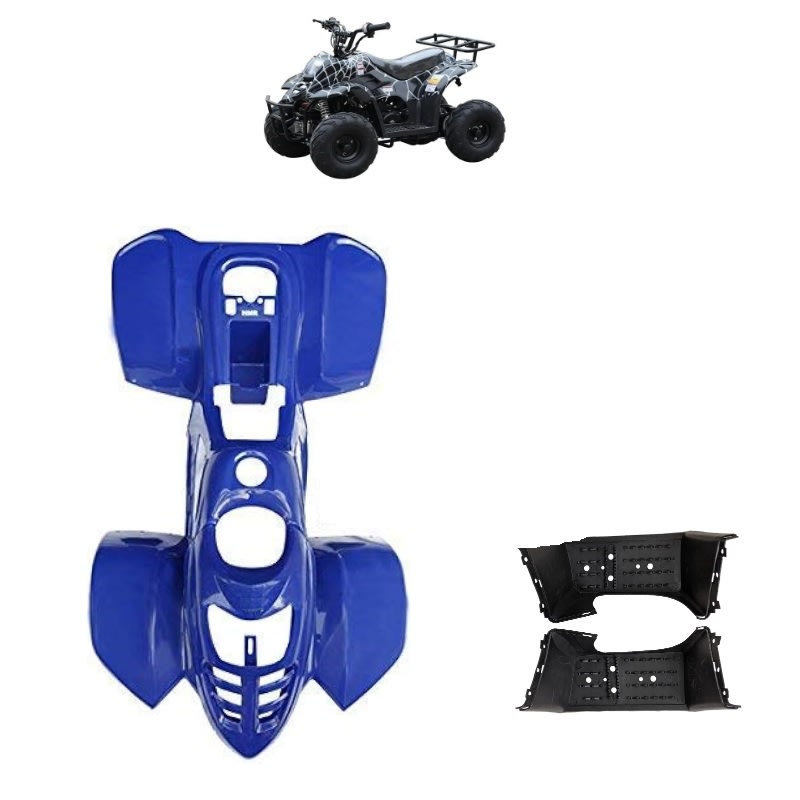 Carcasa Plástica ATV 110cc B2 Azul3