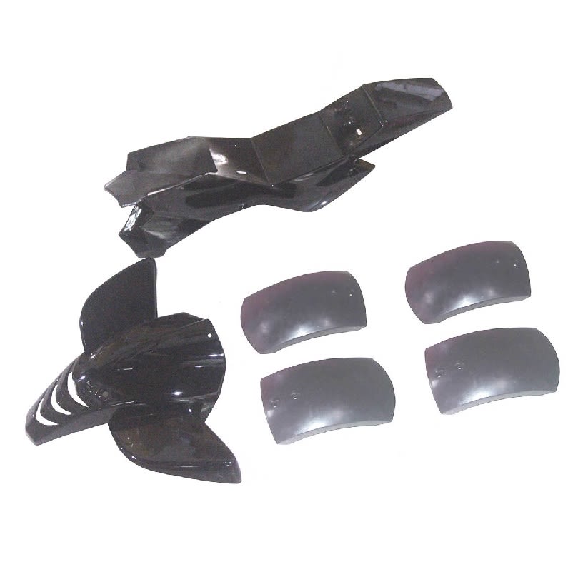 Carcasa Plastica Mini-ATV-49cc-04 Negro Cuadrimoto2