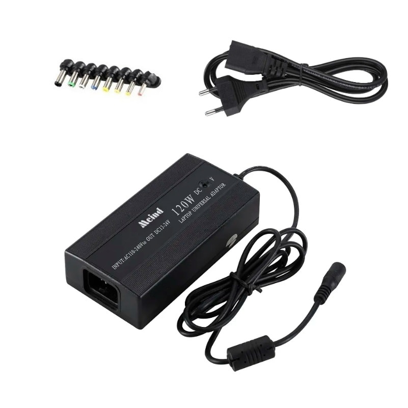 Transformador Cargador Universal Laptop USB 120W - Hogar7
