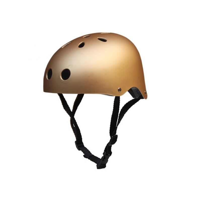 Casco Bicicleta L Dorado1