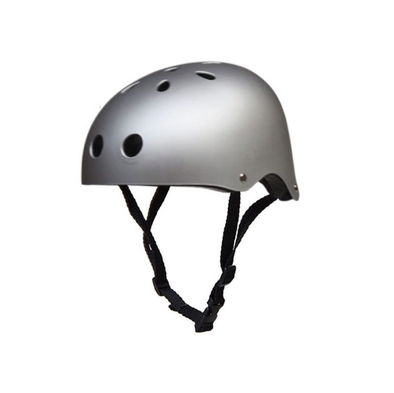 Casco Bicicleta L Plateado1