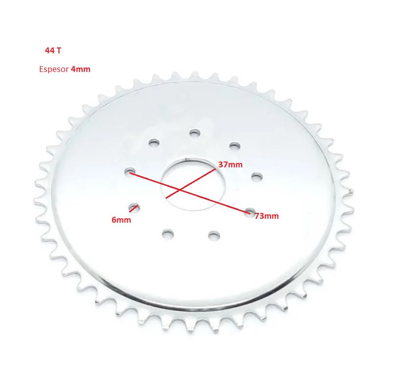Catalina 415 44T 9P DI37mm Motor Bicicleta Cromado4
