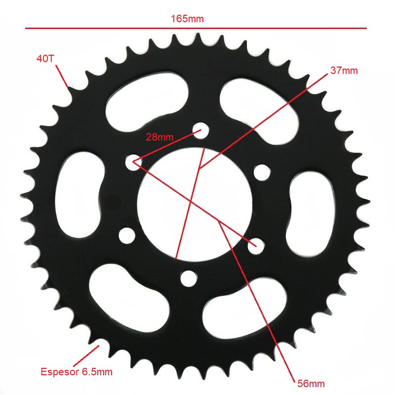 Catalina 428-40T 6P56 DI-37mm DE-165mm ESP-6.5mm3