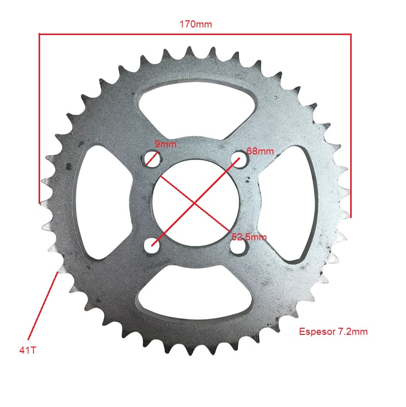 Catalina 428-41T 4P68 DI-52.5 DE-170 ESP-7.2mm5