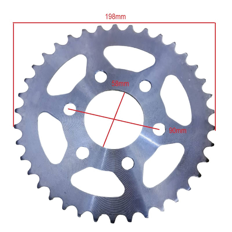 Catalina 520 38T 6P90 DI-58mm DE-198mm E-6mm5