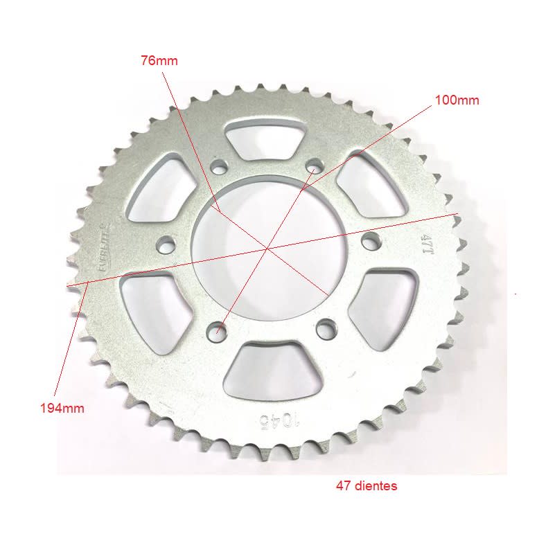 Catalina 428-47T 6P100 DI-76 ESP7,5mm3