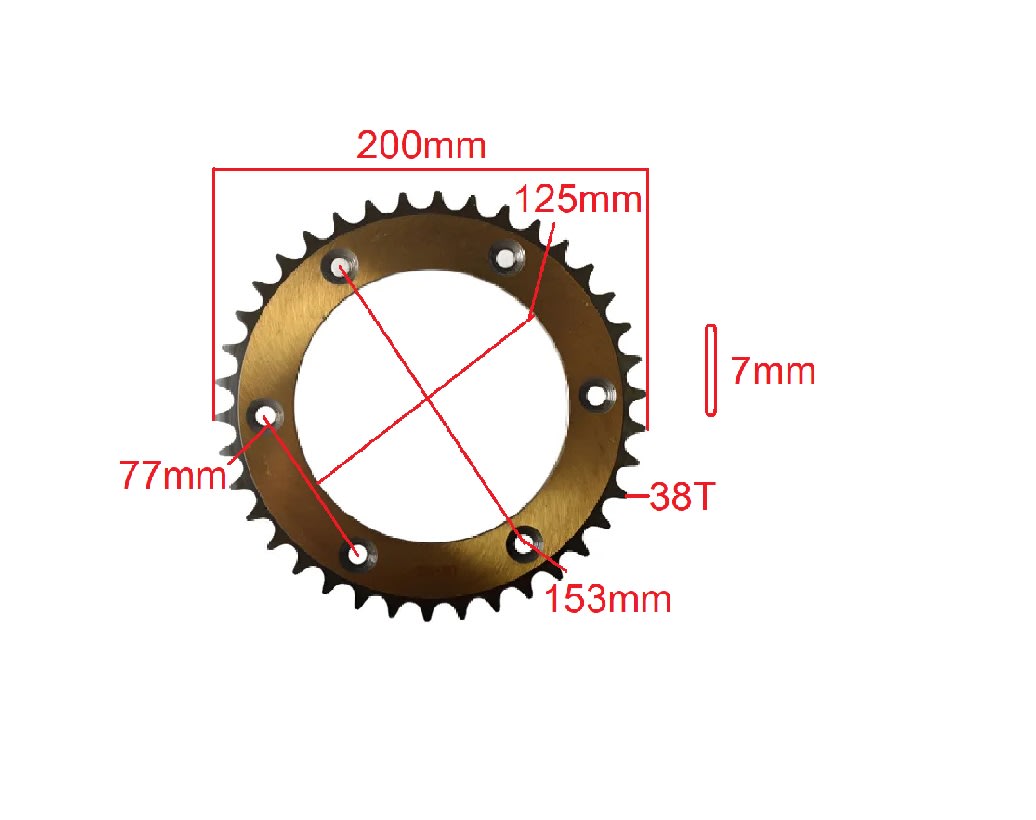 Catalina Honda CRF230 520-38T 6P1