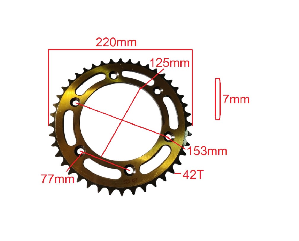 Catalina Honda CRF230 520-42T 6P1