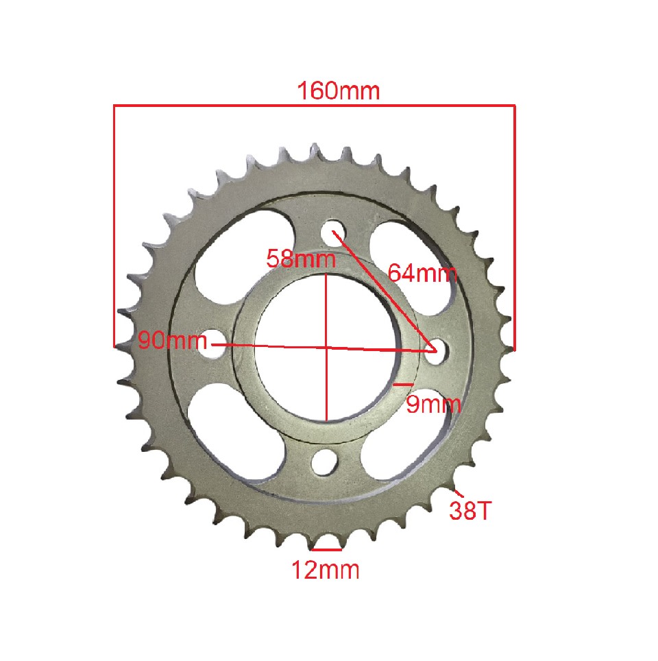 Catalina NK 38T 4P Di-58mm Plateado3