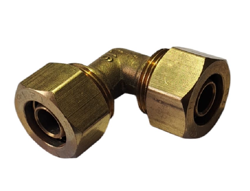 Codo Conector de Compresion Hembra Pex 16mm8