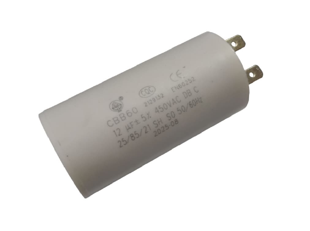 Condensador Cilíndrico CBB60 12uF 450VAC 50/60Hz2