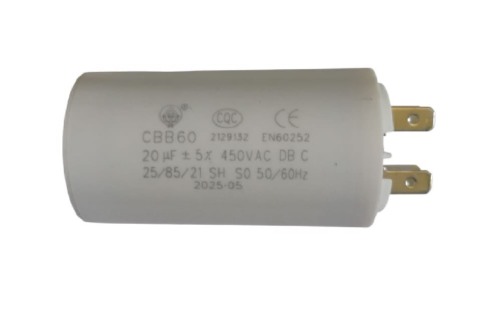 Condensador Cilíndrico CBB 60 20uF 450VAC 50/60Hz 0