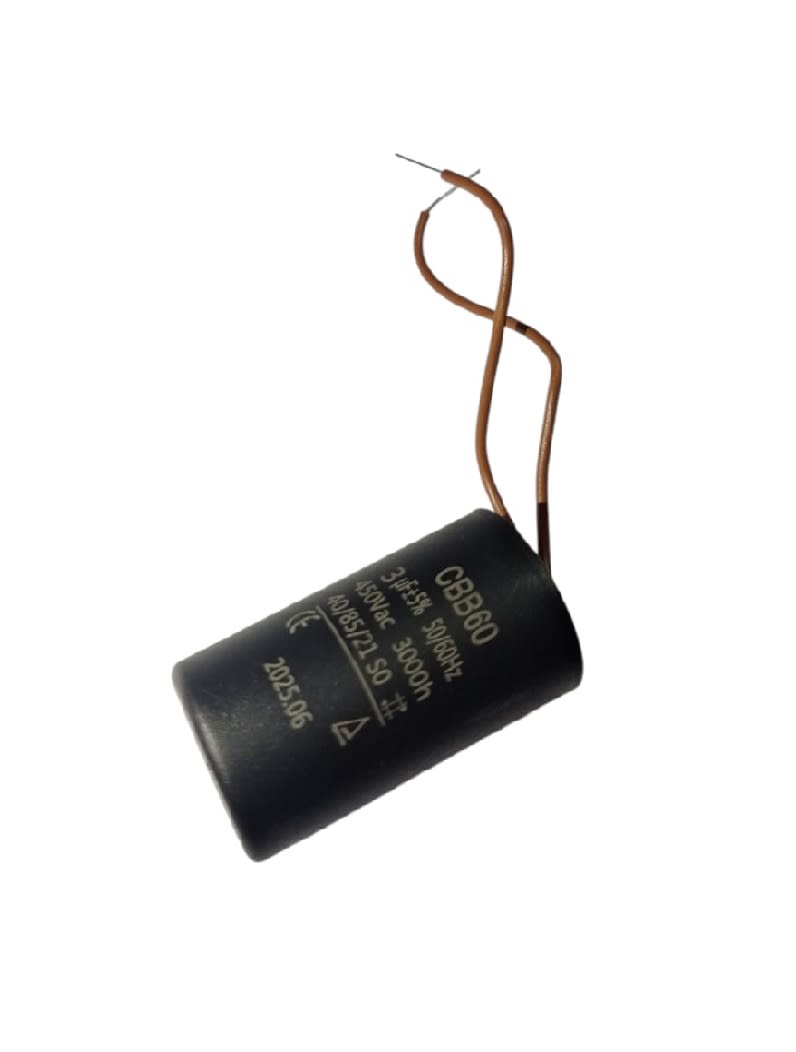 Condensador Cilíndrico para RS25/6-180 CBB60 3uF 450VAC 50/60Hz2