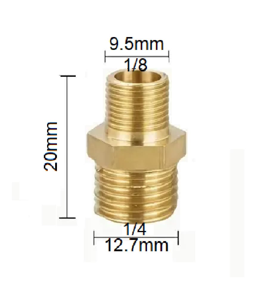 Conector Adaptador He 1/8 x He 1/43