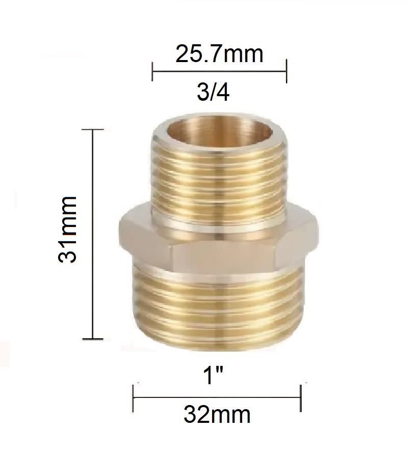 Conector Adaptador He 3/4 x He 13