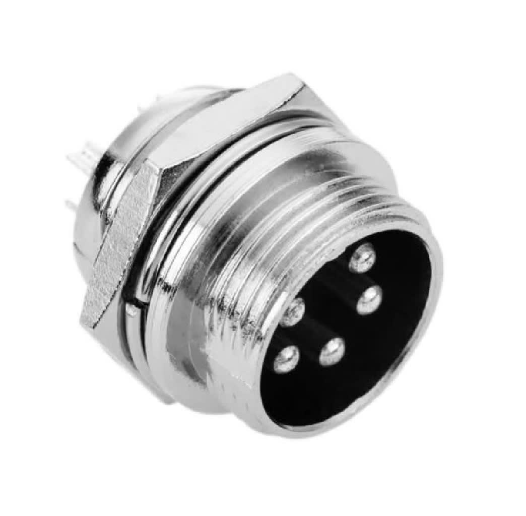 Conector Aviación GX-16 5P Macho y Hembra2