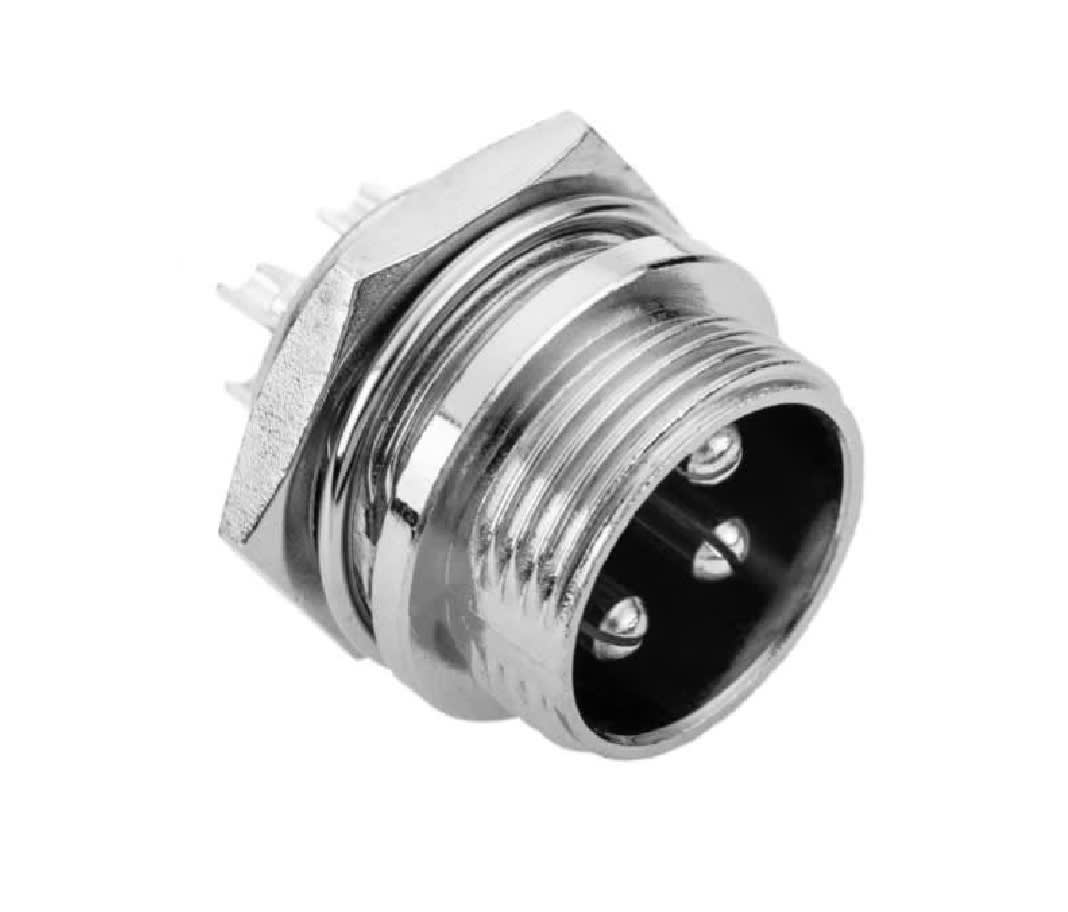 Conector Aviación GX-12 3P Macho y Hembra3