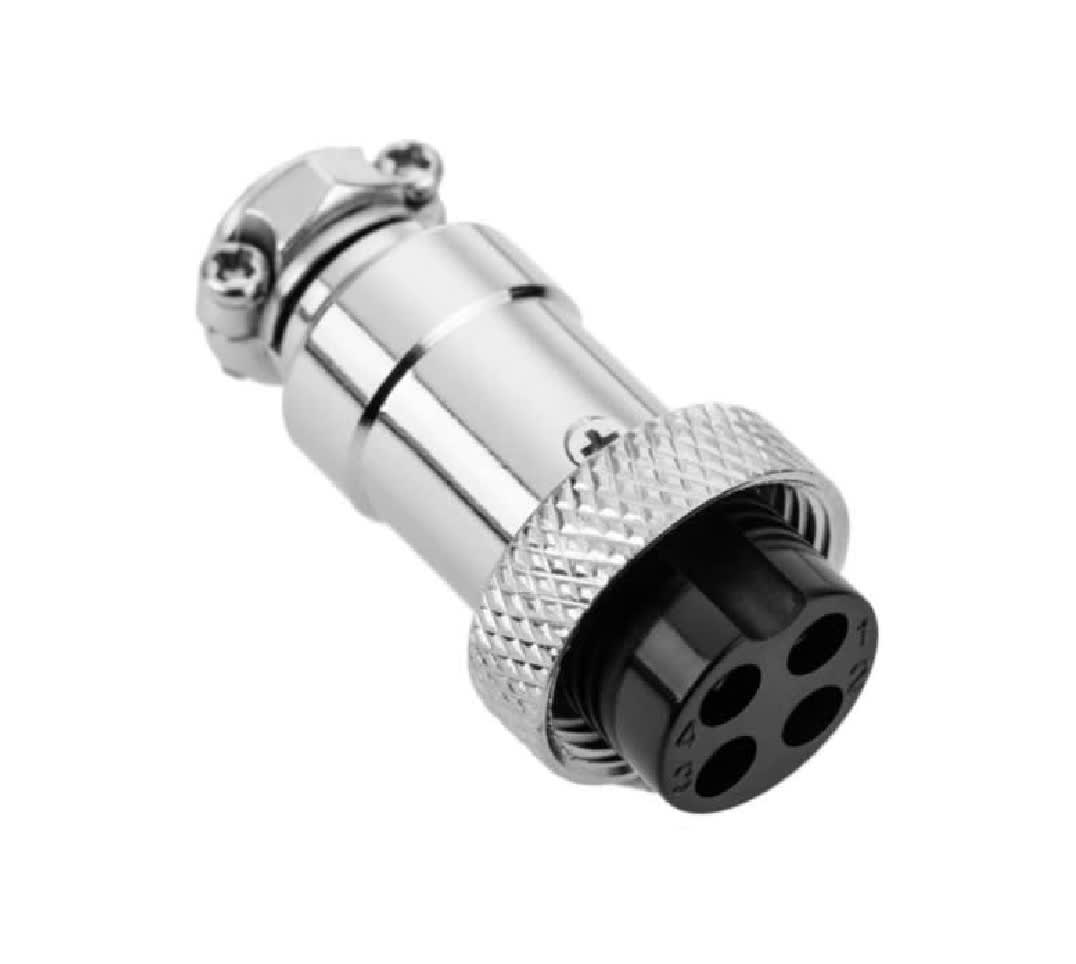 Conector Aviación GX-12 4P Macho y Hembra2